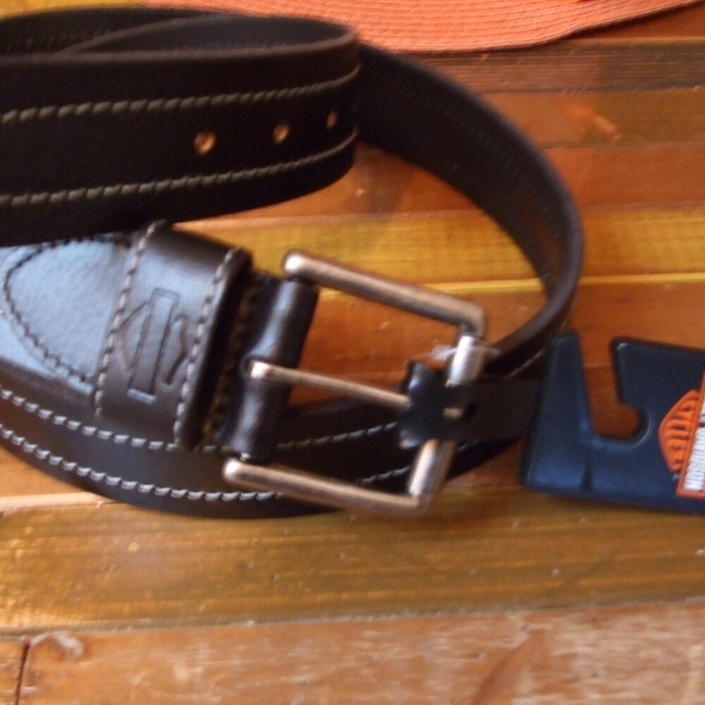 Harley Davidson Black Down Shaft Belt! NWT!  42